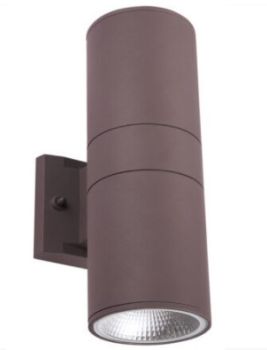 Alcon 11233-2 Architectural LED 4-Inch Cylinder Wall Mount Outdoor Up & Down Light 
