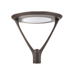 Alcon 11410-D Architectural Modern Double Arm LED Post Light | Selectable Wattage and Color Temperature