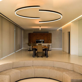 Alcon 12258 LED Direct Indirect 180° Half Circle