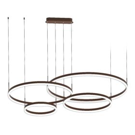 Alcon 12279-4 Suspended Architectural LED 4-Tier Ring Chandelier 