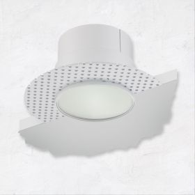 Alcon 14013-L Illusione 4-Inch LED Frosted-Lens Recessed Light