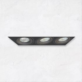 Alcon 14026-3 Oculare 3-Head Trimless Adjustable LED Recessed Light