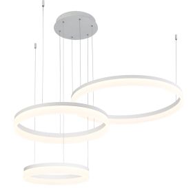 Alcon 12246 Bandini 48 Inches 3-Tier Architectural LED Suspended Chandelier