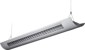 Alcon Lighting Catalina 10106-4  4 Foot T8 and T5HO Fluorescent Architectural Linear Suspension Direct Indirect Lighting Fixture