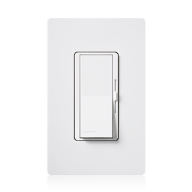 Lutron Diva DVSTV-WH 0-10V Dimmer Switch Single-Pole/ 3-Way 120-277V White (50mA Max)