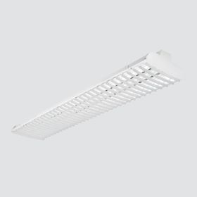 Alcon Lighting 15215 Architectural LED 48 Inch Linear Baffle Louvered High Bay 