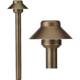 Alcon Lighting 9070 Bucket Solid Brass, Brass Outdoor Landscape Lighting Fixtures