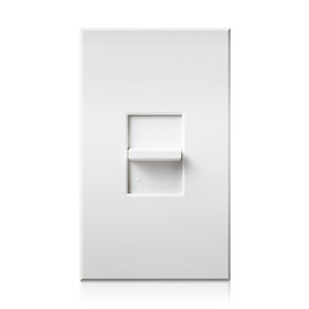 Alcon Lighting Manor 2101 Thin Profile 0-10V Slide-to-Off Dimmer Switch Single-Pole 120-277V (8A Max)