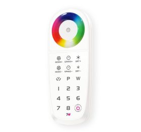 Color-Changing RF RGBW Multi Zone Remote Control