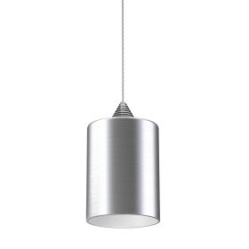 Alcon 12173 Beleza Architectural LED Metallic Cylinder Pendant Mount Direct Down Light Fixture