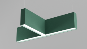 Acoustic Felt Linear Pendant - Sound Absorbing Light Fixture