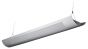 Image 3 of Alcon Lighting Ashton 10103-8 Half Perforated 8 Foot T8 and T5HO Fluorescent Architectural Linear Suspended Light Fixture – Uplight (Direct) and Downlight (Indirect)