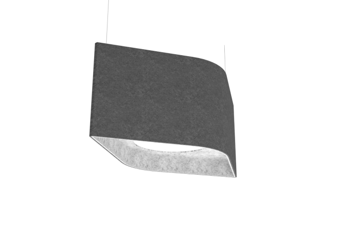 Image 1 of Alcon 11164 LED Dimond Shaped Pendant with Sound Absorbing Acoustics 