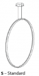 Image 6 of Alcon 12254 Circline Architectural LED Vertical Circular Pendant