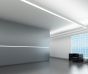Image 2 of Cooper Neo-Ray S23IP-LED Slim Suspended 4 Inch Aperture LED Strip (Indirect) Up Lighting