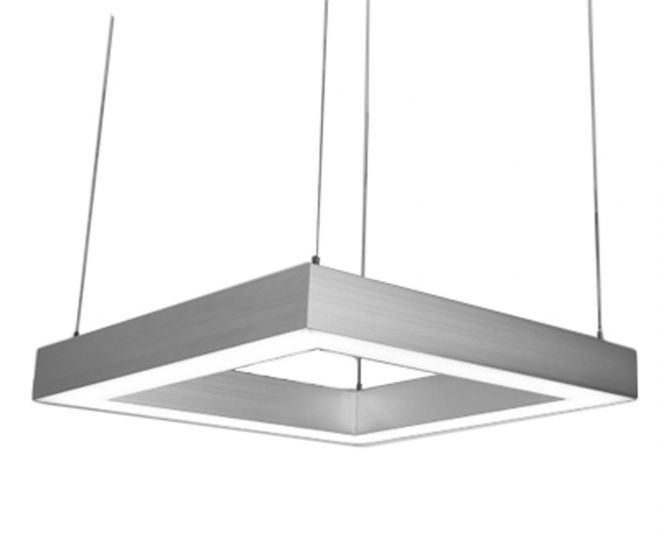 Image 1 of Birchwood Lighting Erika LED Dynamic Geometrics Square/Rectangle Suspended Luminaire