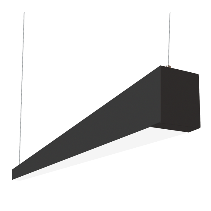 Alcon Lighting Beam 253 Series 12145 8, Linear Pendant Light Fixture Black And White