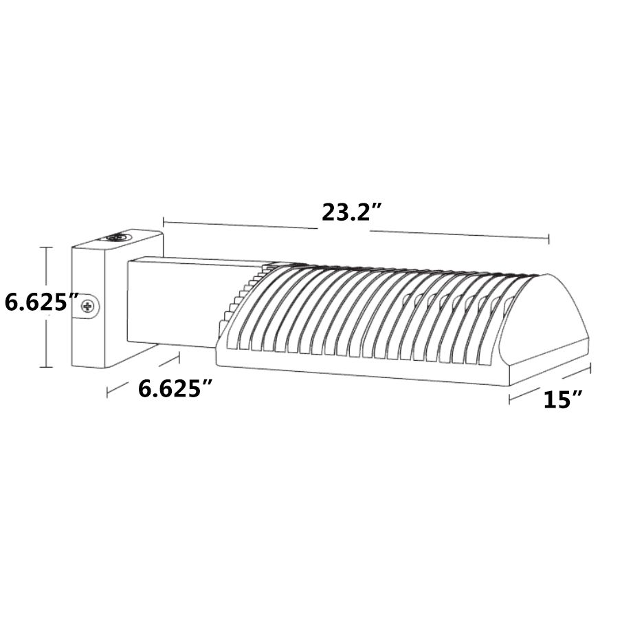 Dimmable Type RAB Lighting WPLED2T125NW/D10 Ultra High Output/Efficiency LED Wallpack Neutral 4000 K 125W White Finish Color Temperature Dimmable Type RAB Lighting WPLED2T125NW/D10 Ultra High Output/Efficiency LED Wallpack Neutral 4000 K 125W White Finish Color Temperature