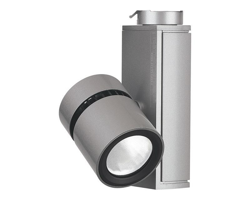 Lightolier Lytespan Mini Led Track Light Micro Cylinder 2700k Aluminium Llav0027al