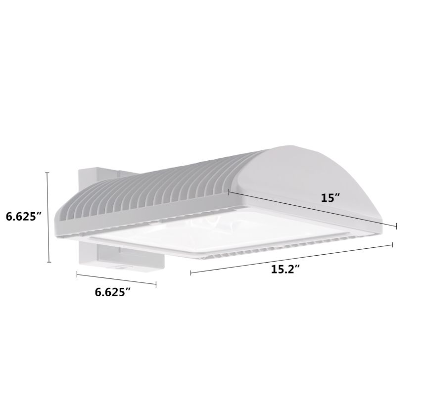 White Finish Neutral Color Temperature 125W RAB Lighting WPLED3T125NW/480 Ultra High Output/Efficiency LED Wallpack Standard Type 1103696 4000 K White Finish Neutral Color Temperature 125W RAB Lighting WPLED3T125NW/480 Ultra High Output/Efficiency LED Wallpack Standard Type 1103696 4000 K
