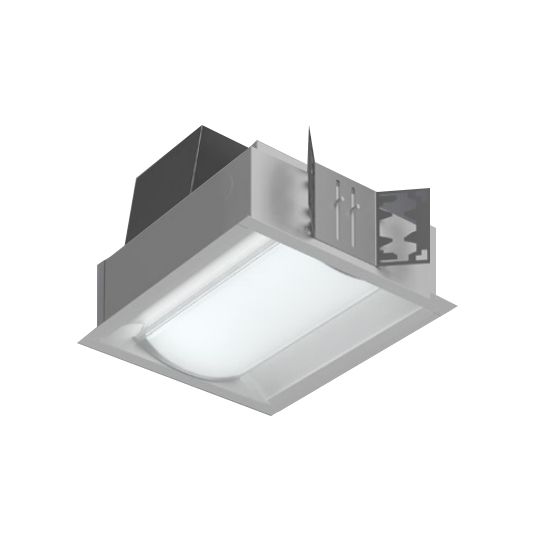 Cooper R Mini Frosted Prismatic Lens Recessed Fluorescent ...