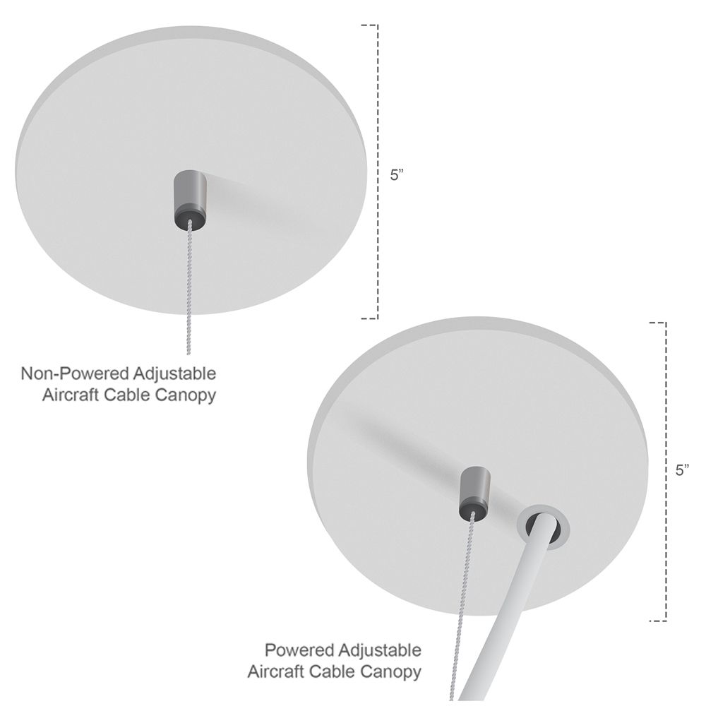 Alcon Lighting Reyon Series 12124 Architectural Low Profile Led Suspended Light Fixture