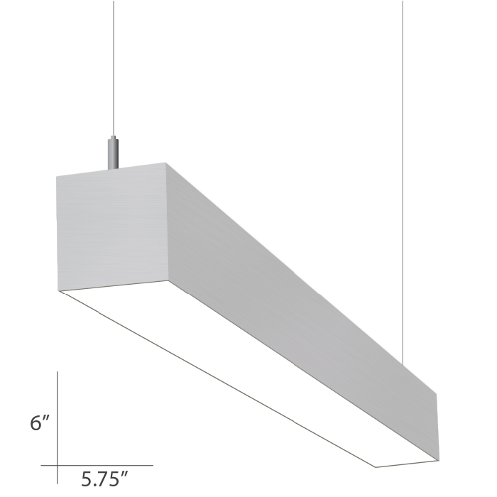 Alcon Lighting Beam 66 Series 10120 4 Architectural Foot Linear Fluorescent Pendant Mount Light Fixture Alconlighting Com Alcon Lighting Beam 66 Series 10120 4, 4 Fluorescent Light Fixture