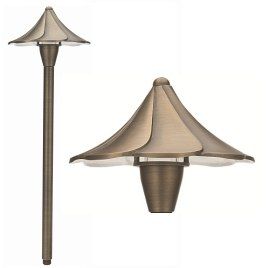 Alcon Lighting 9067 Keiko Solid Br Low Voltage Led Outdoor Path Alcon Lighting 9067 Keiko Solid Br