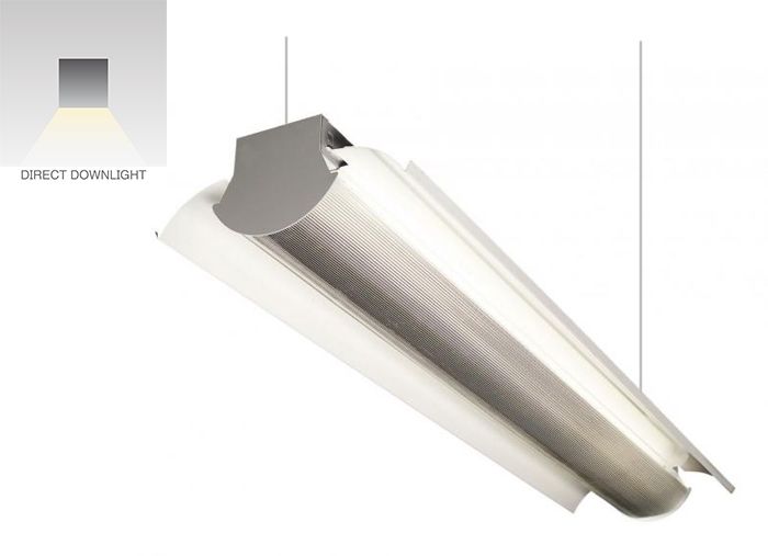 Alcon 12114 Dallas Commercial Grade Architectural Led Suspended Commercial Direct Light Strip Alconlighting Com