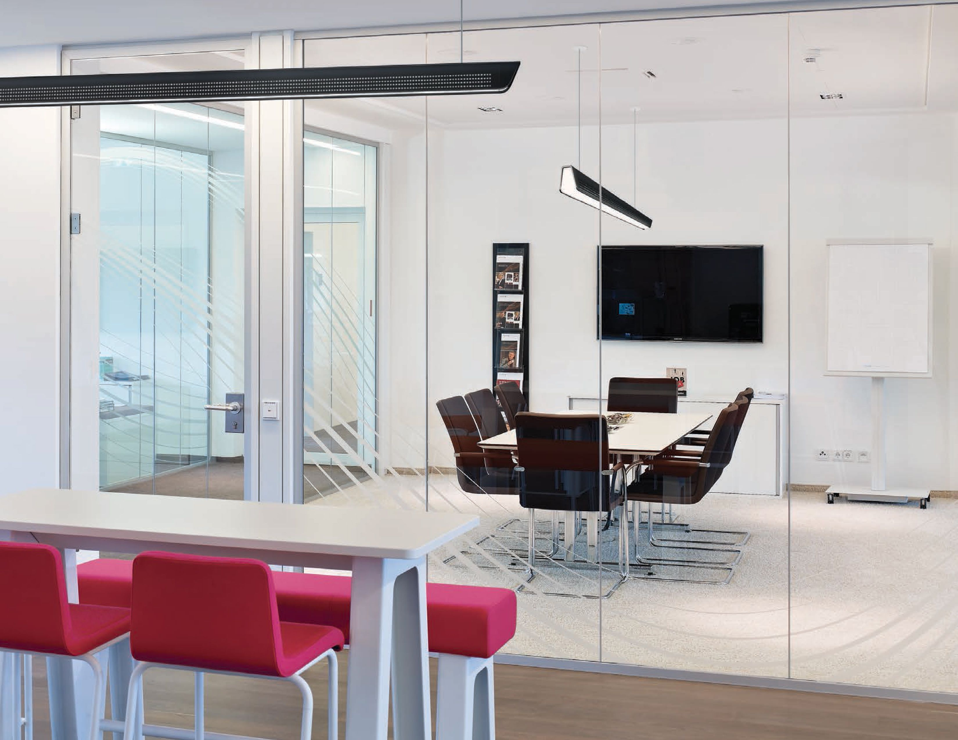 Philips Ledalite 1201 Jump Led Linear Pendant Light Fixture Ideal For Commercial Led Office Lighting Applications 4 Ft Alconlighting Com
