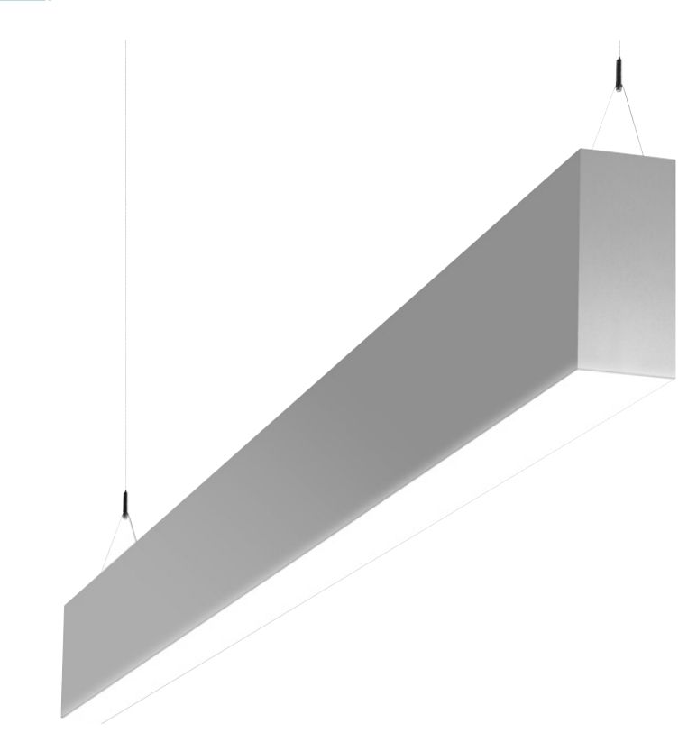 Prudential Lighting Bio2 Led Direct Indirect Linear Suspension Prudential Lighting Bio2 Led Direct