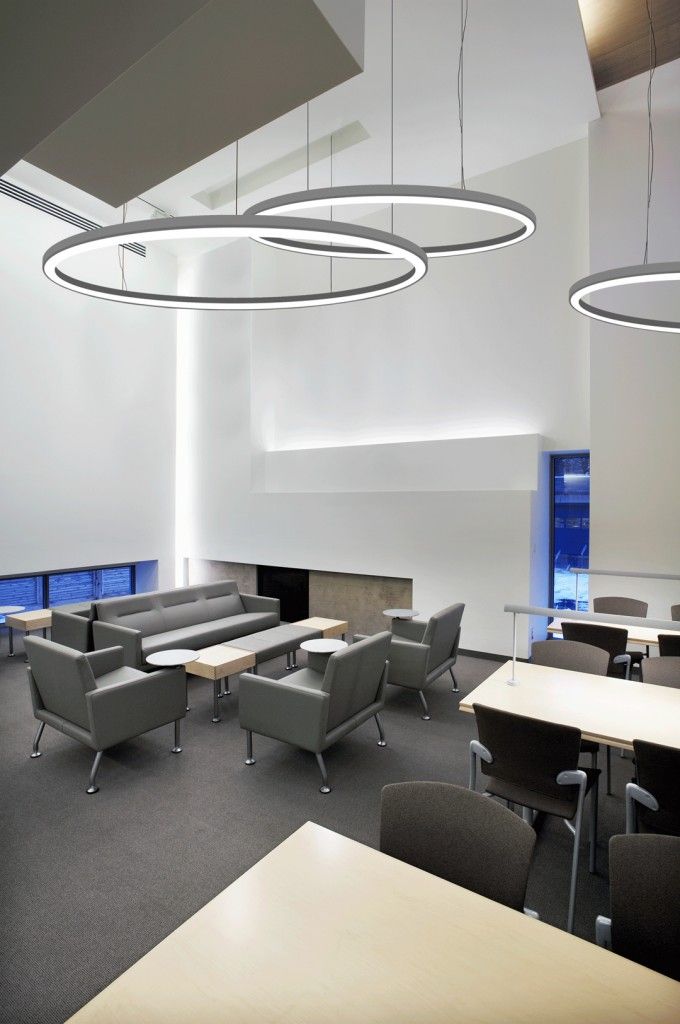 Betacalco Ring White Led Direct Pendant Light Fixture