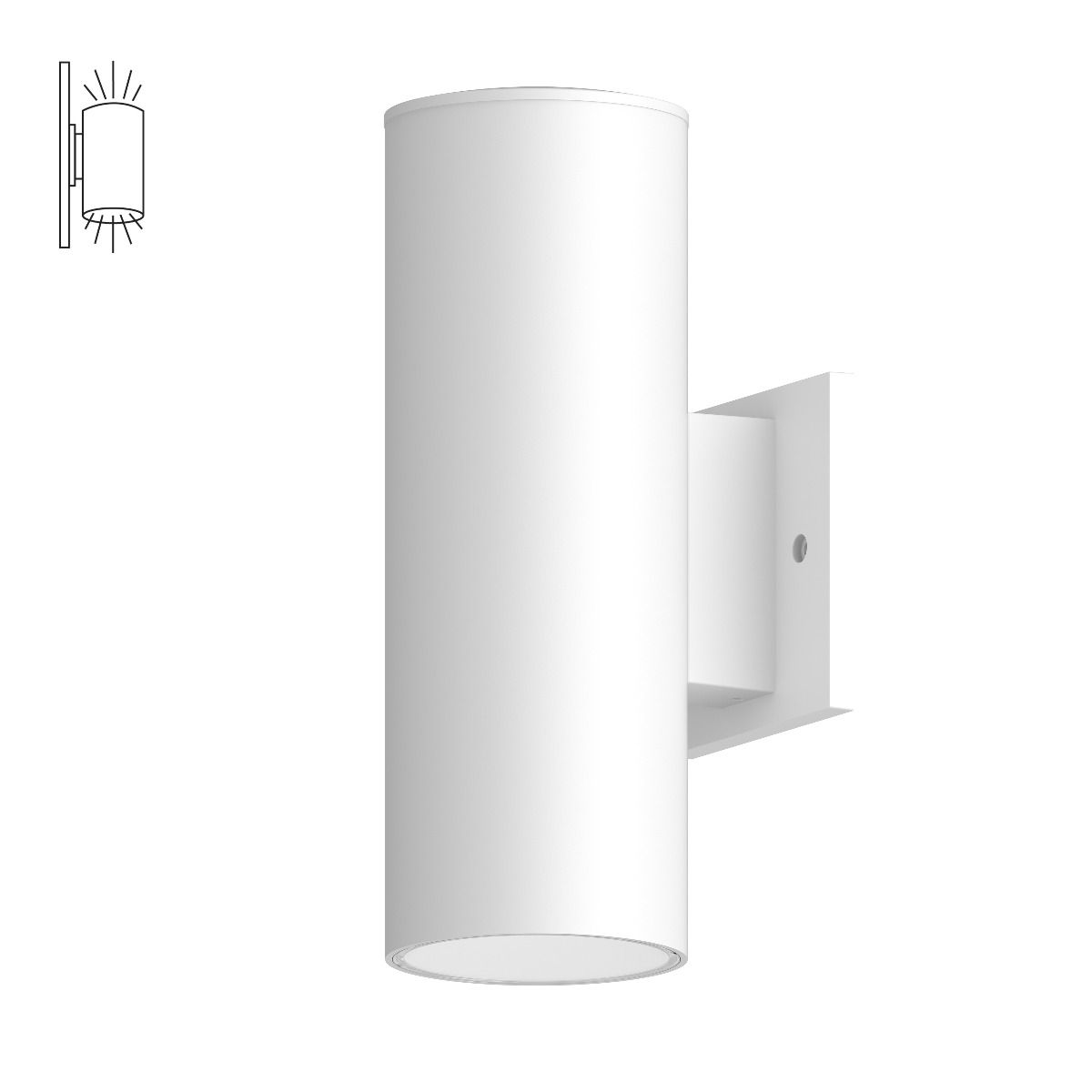 Alcon Lighting 19-W Cilindro IV Architectural LED Large Modern Cylinder Wall Mount Direct/Indirect Light Fixture Alcon Lighting 19-W Cilindro IV Architectural LED Large Modern Cylinder Wall Mount Direct/Indirect Light Fixture
