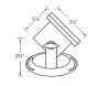 Image 2 of Alcon 17006 Submersible Pond and Fountain Underwater LED Light