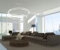 Image 4 of Alcon 12233 Architectural Pendant Ring Chandelier LED Light