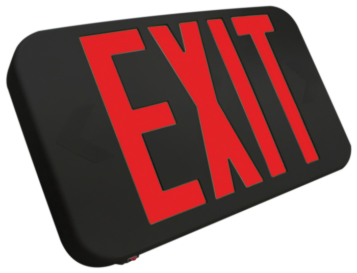 Image 1 of Alcon 16127 Compact Thermoplastic LED Exit Sign