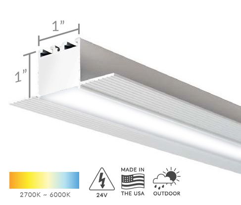 Recessed Linear Lighting Wall To Ceiling Recessed Commercial