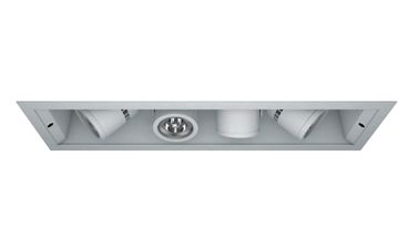 Image 1 of Cylindrix® III Mini C3MREM-4 Quad LED Recessed Lighting Multiple - 4 Light + Housing + Trim