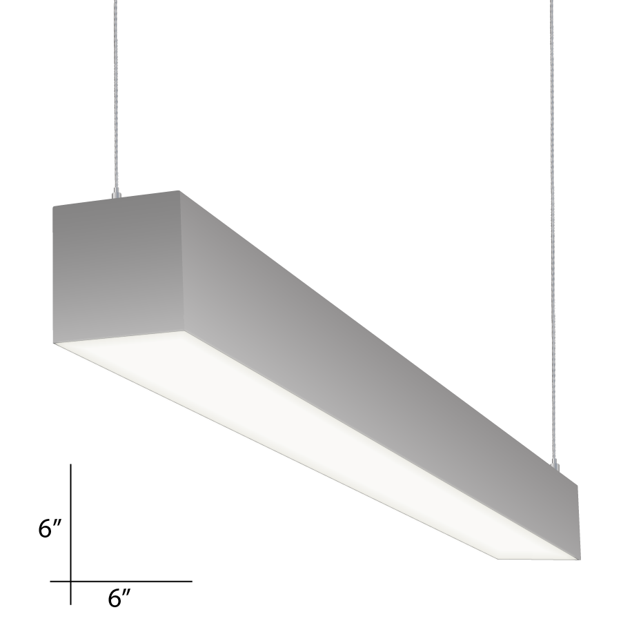 Alcon Lighting 12100 P 66 4 Continuum Series Architectural Led Alcon Lighting 12100 P 66 4 Continuum Series Architectural Led Foot Linear Pendant Mount Direct Indirect Light Fixture