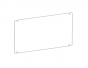 Image 1 of RAB GDFXLED78P Polycarbonate Shield for FXLED78 Guard with Stainless Steel Screws