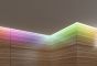 Image 3 of Alcon 12100-10-PR-RGBW Linear Trimless Recessed Wall Wash Color-Changing LED Light
