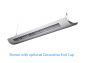 Image 3 of Alcon Lighting Delano 10104-8 T8 or T5HO 8 Foot Fluorescent Architectural Linear Suspended Light Fixture – Uplight (Indirect) and Downlight (Direct)
