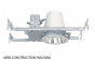 Image 4 of Alcon 14083  4-Inch Square Architectural LED Recessed Light