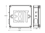 Image 2 of Alcon 16118 Wet Location Silicone Gasket LED Exit Sign