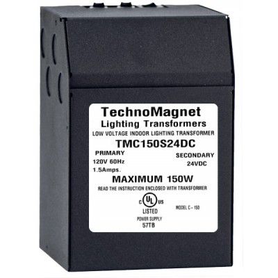 Image 1 of 150W 24V DC Indoor Dimmable LED DC Magnetic Transformer Driver