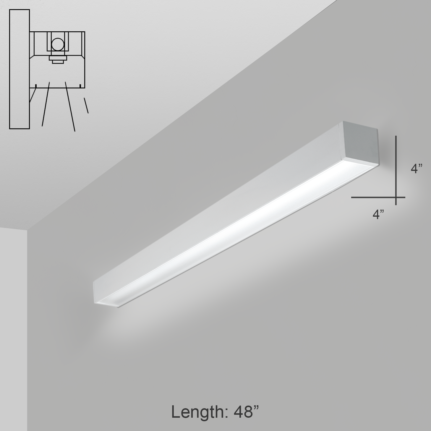 Alcon Lighting 11141-4-W i44 Series Architectural LED 4 Foot Linear ... for Wall Foot Light
56bof Alcon Lighting 11141-4-W i44 Series Architectural LED 4 Foot Linear ... for Wall Foot Light
56bof