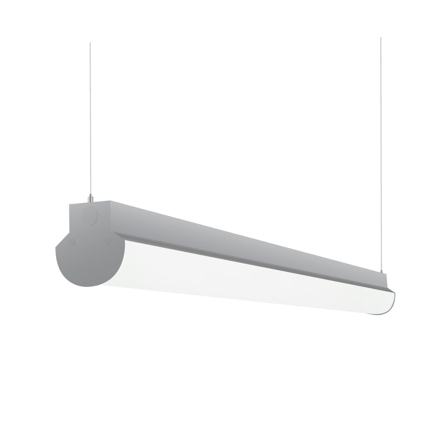 Alcon Lighting 12122 4 Lombardy Industrial Series Commercial Led 4 Foot Linear Suspension Pendant Direct Down Light Strip