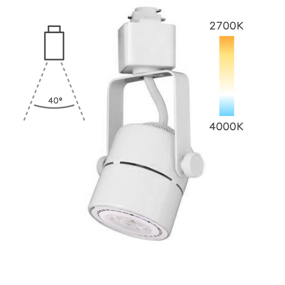 Alcon Lighting 13110 Bella Mini Cylinder Adjustable Swivel Head LED Track Light Fixture